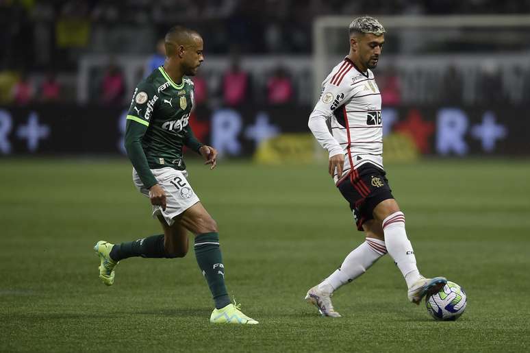 Arrascaeta foi o autor do gol do Flamengo contra o Palmeiras 