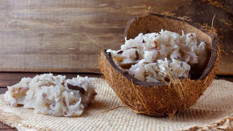 Cocada cremosa de batata-doce