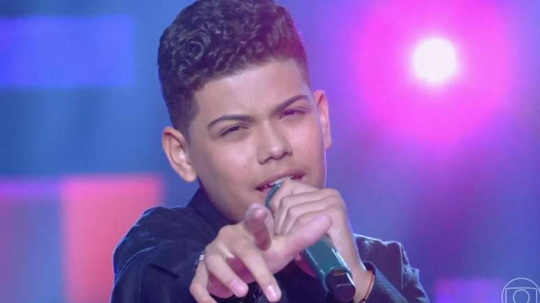 Henrique Lima, do 'The Voice Kids'. Reprodução/Globo