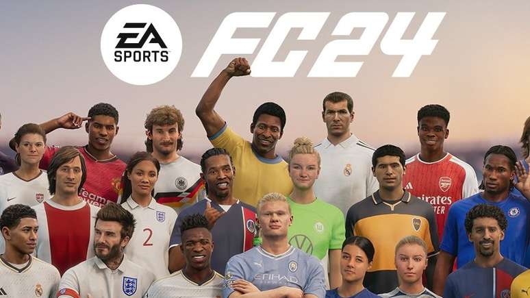 Capa de EA Sports FC, sucessor do FIFA, tem Pelé e mais ídolos do