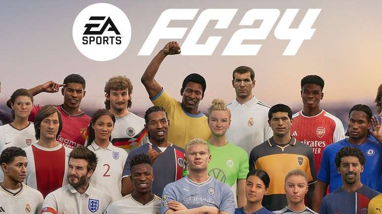 Capa de EA Sports FC, sucessor do FIFA, tem Pelé e mais ídolos do futebol