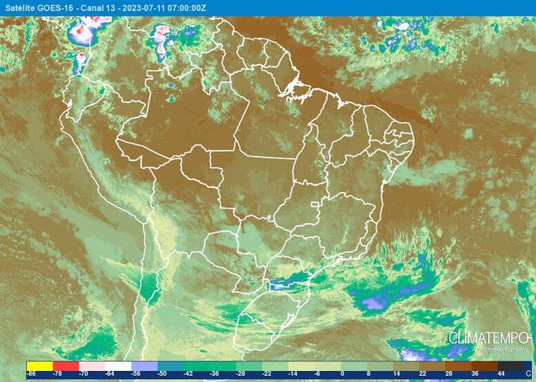 More storms in southern Brazil this Tuesday