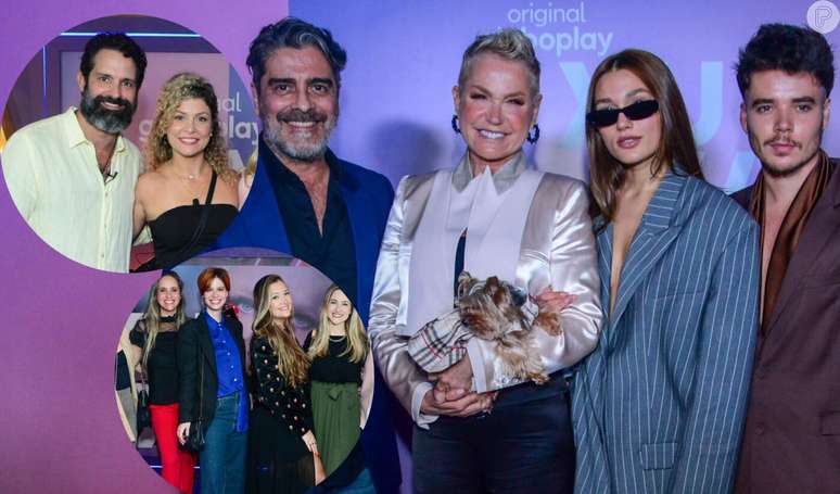 Xuxa reunites celebrities and family members in a first documentary.  Photos!