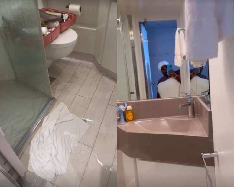 Jojo Todynho se assusta ap&oacute;s perrenge em banheiro de cruzeiro: &lsquo;&Eacute; o Titanic&rsquo;