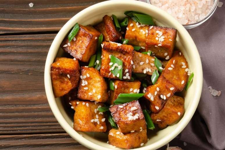 Tofu com molho agridoce&nbsp; 