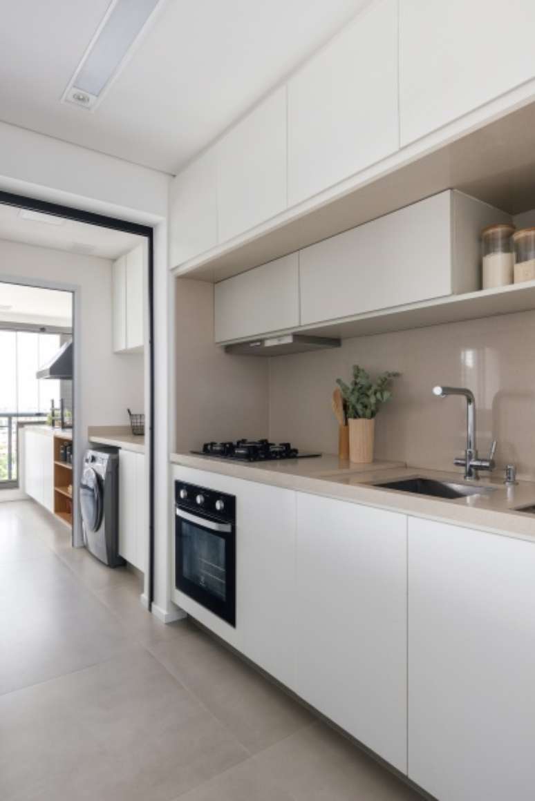 80 m² apartment designed by Estúdio Folha.