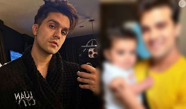 Luan Santana publicou fotos suas com um bebê criado por Inteligência Artificial.