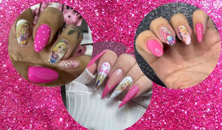 Essas unhas decoradas da Barbie com item inusitado de infância serão seu desejo para ir ao cinema ver o filme!.