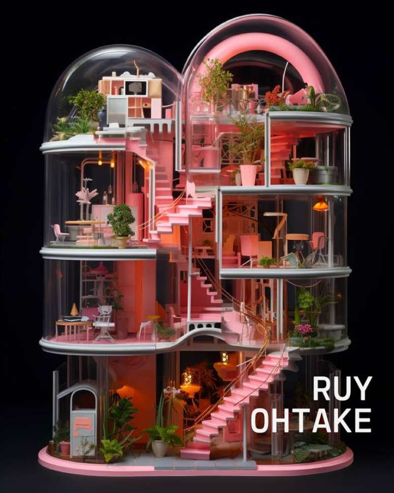 Criação da 'Casa da Barbie' inspirada no arquiteto Ruy Ohtake (1938 - 2021)