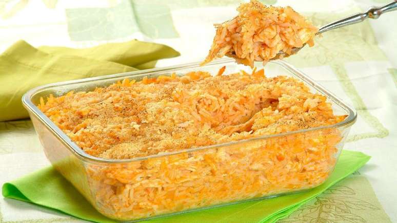 Arroz de forno com frango