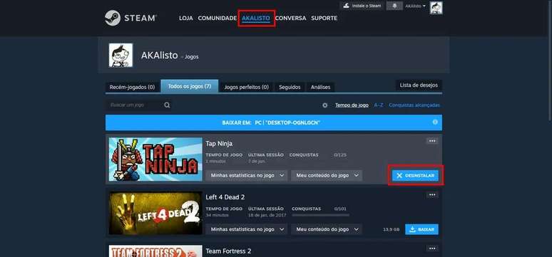 Como compartilhar sua biblioteca de jogos na Steam - Canaltech