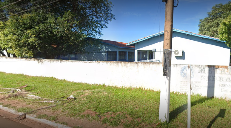 Escola Municipal Flávio Derzi, no município de Amambai