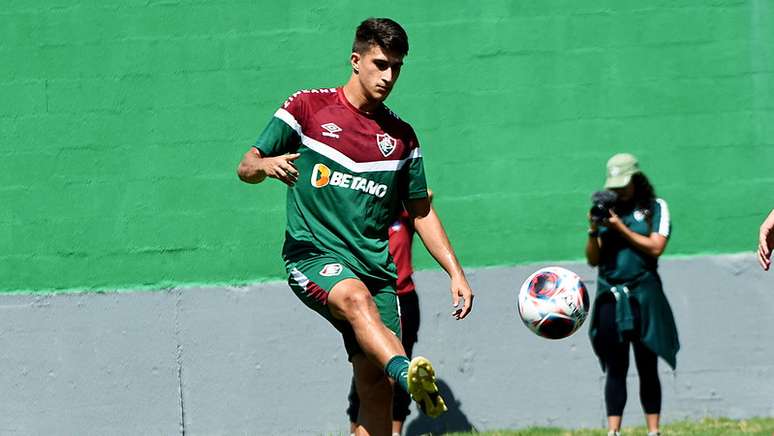 Gabriel Pirani em treino pelo Fluminense – MAILSON SANTANA/FLUMINENSE FC