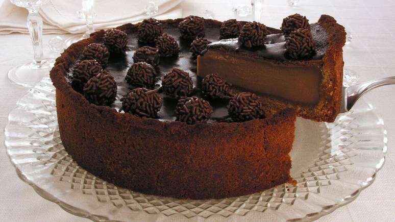 Cheesecake de brigadeiro