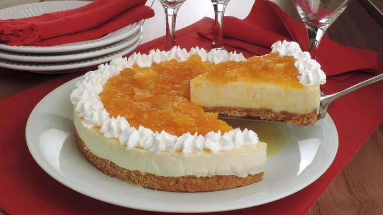 Cheesecake de laranja