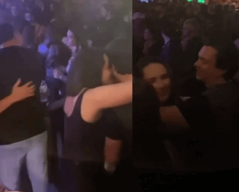 Foto de Sérgio com esposa de árbitro em festa foi publicada pelo colunista Leo Dias e faz o assunto viralizar nas redes –