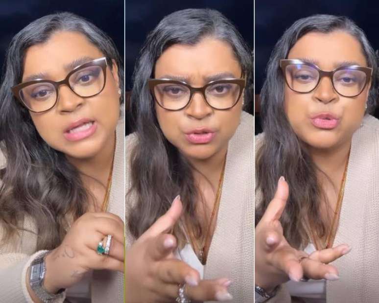 A cantora Preta Gil durante conversa com os internautas: lidar com o tratamento &eacute; muito desgastante fisica e mentalmente