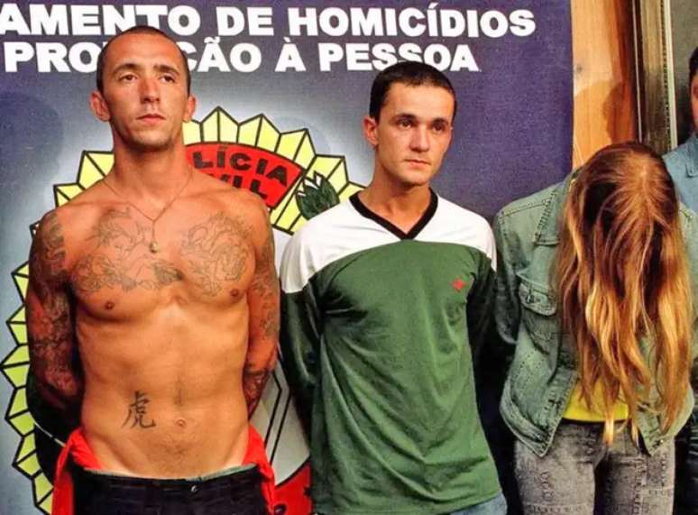 Cristian Cravinhos, Daniel Cravinhos e Suzane Von Richtofen (da esq. para a dir.)