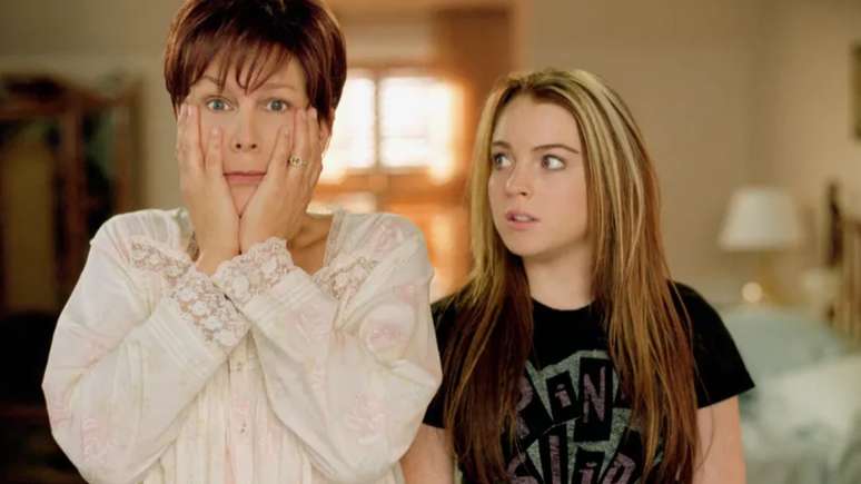 Jamie Lee Curtis e Lindsay Lohan em 'Sexta