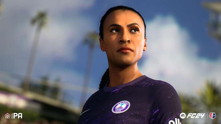 Marta, seis vezes melhor jogadora de futebol do mundo, é uma das estrelas de FC 24