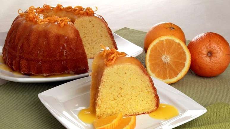 Bolo de laranja sem glúten e sem lactose