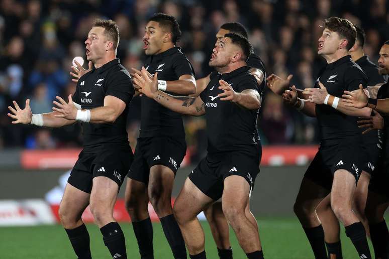Copa do Mundo de Rugby: o time Maori da Nova Zelândia