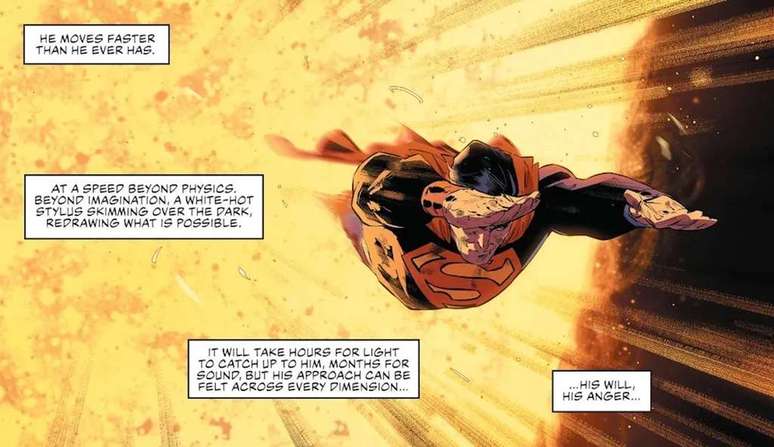 But while it's powerful, Sun-Dipping can cause serious problems in Superman's body (Image: Playback / DC Comics) But while it's powerful, Sun-Dipping can cause serious problems in Superman's body (Image: Playback / DC Comics)