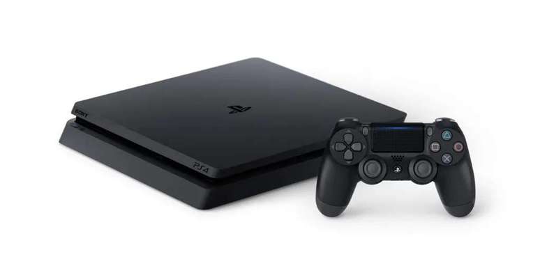 Lançado em setembro de 2016, o PS4 Slim chegou ao varejo uma semana depois do anúncio com um visual bem diferente (Imagem: Divulgação/PlayStation)