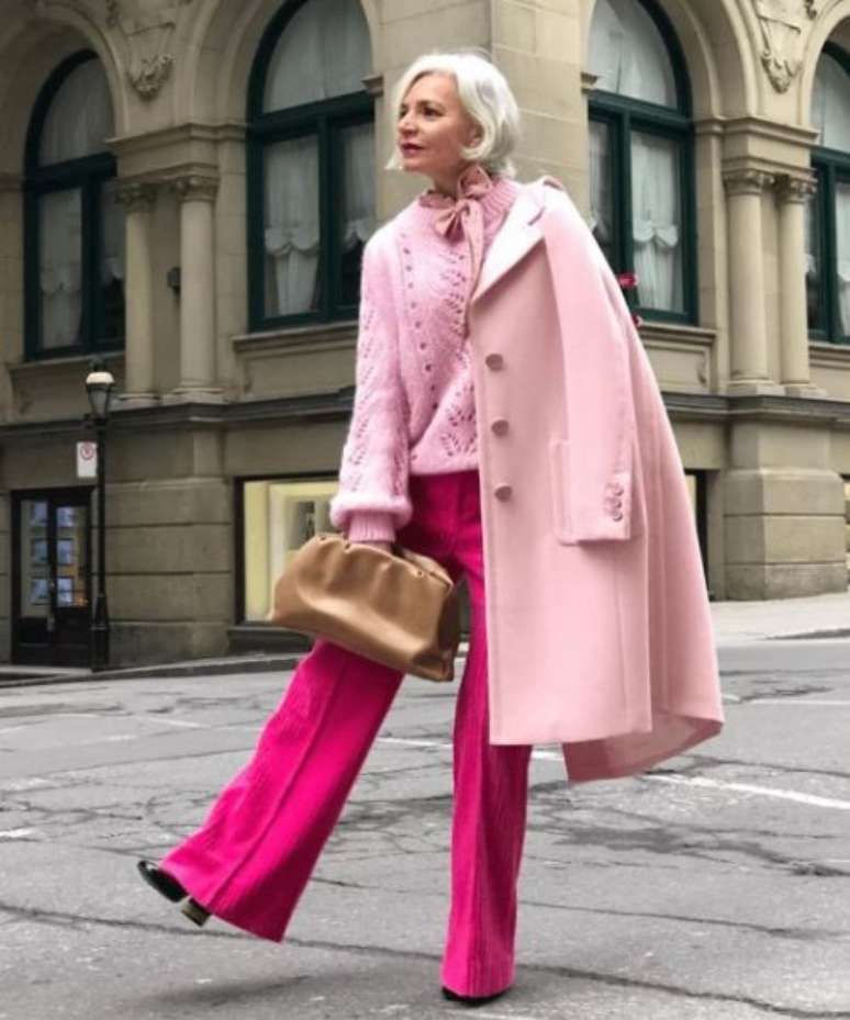 Barbiecore rosa na moda sem costura padrão nostálgico coisas glamorosas  roupas da moda bolsas