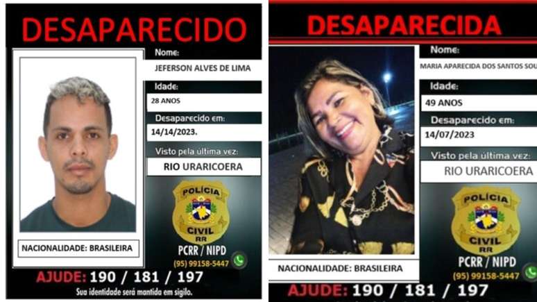 Jeferson Alves de Lima, 28 anos, e Maria Aparecida dos Santos, 49