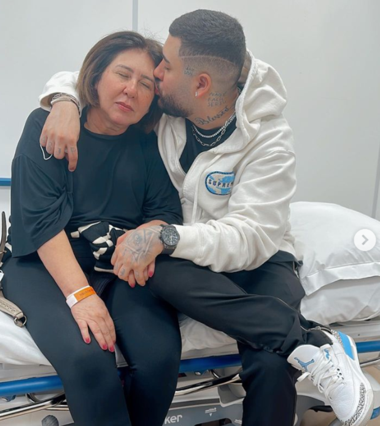 Kevinho e sua m&atilde;e, Sueli