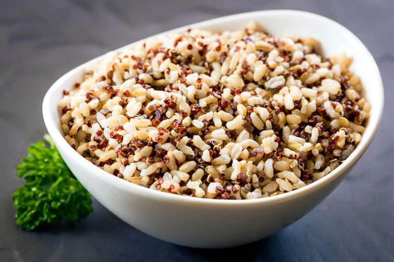 Arroz e quinoa não possuem glúten