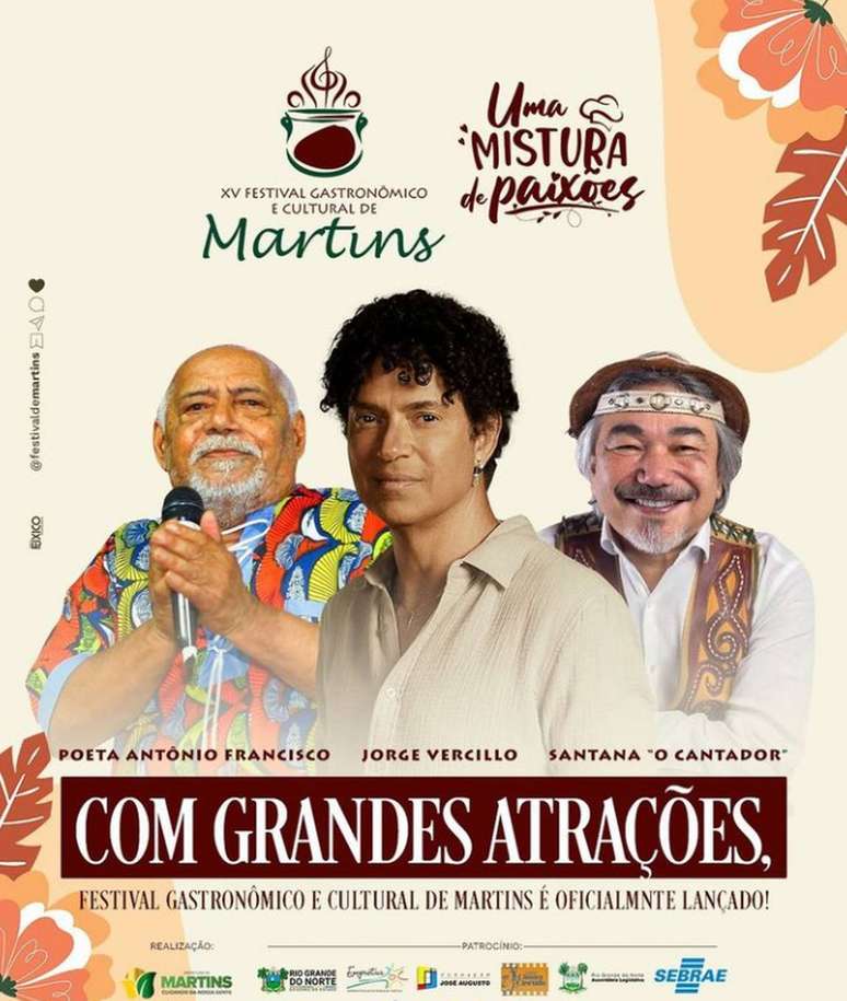 15&ordf; edi&ccedil;&atilde;o do Festival Gastron&ocirc;mico de Martins vai at&eacute; domingo