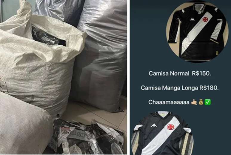 New Vasco uniforms for sale on social networks after the theft