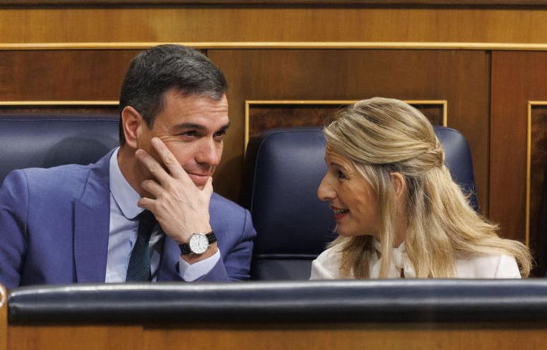 O espectro da esquerda, com Pedro S&aacute;nchez (PSOE) e Yolanda D&iacute;az (Sumar), tem direcionado sua estrat&eacute;gia para c&iacute;rculos menores de migrantes