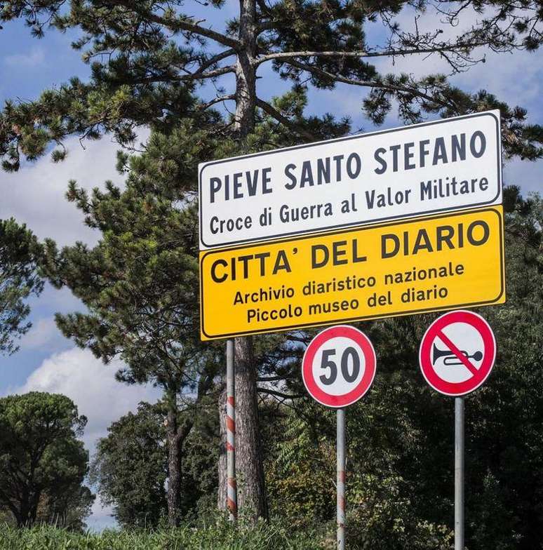 Pieve Santo Stefano &eacute; conhecida atualmente como a Cidade do Di&aacute;rio (foto de Luigi Burroni)