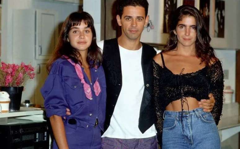 Alexandra Marzo, Wonderworker Ferreira and Malu Mader behind the scenes of the telenovela 'Top Model' Alexandra Marzo, Wonderworker Ferreira and Malu Mader behind the scenes of the telenovela 'Top Model'
