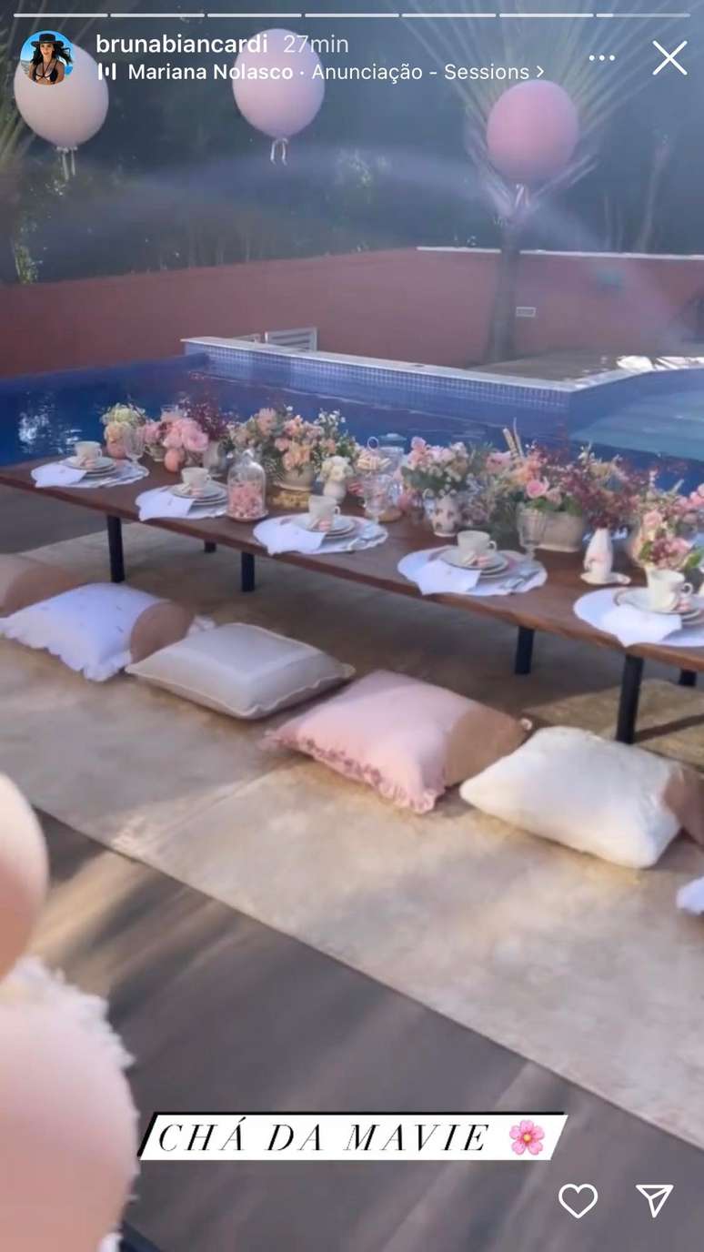 Ch&aacute; de Beb&ecirc; da Mavie, filha de Bruna Biancardi e Neymar