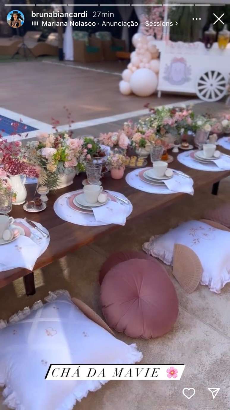 Ch&aacute; de Beb&ecirc; da Mavie, filha de Bruna Biancardi e Neymar