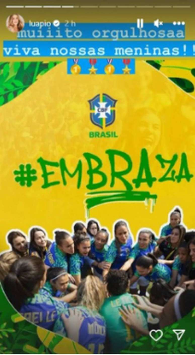 Celebrities claim to support Brazil’s team in the Women’s World Cup;  see tributes
