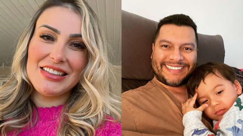 Andressa Urach e Thiago Lopes. Reprodução/Instagram