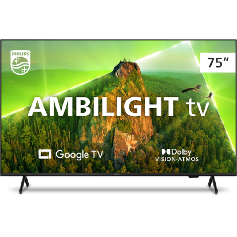 Philips anuncia novas TVs no Brasil com Google TV e até 75 polegadas