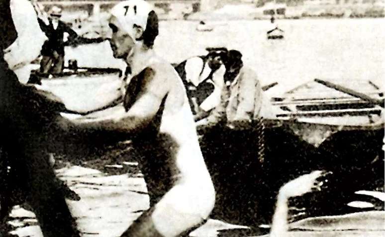 O australiano Frederick Lane ganhou duas medalhas de ouro no Sena nas Olimpíadas de 1900