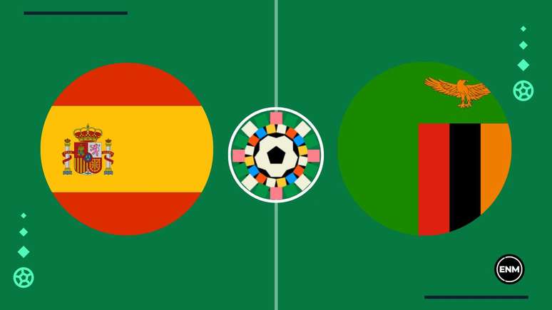 ESPANHA X ZÂMBIA: COPA DO MUNDO FEMININA