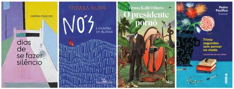 Os livros s&atilde;o lan&ccedil;amentos de julho-agosto