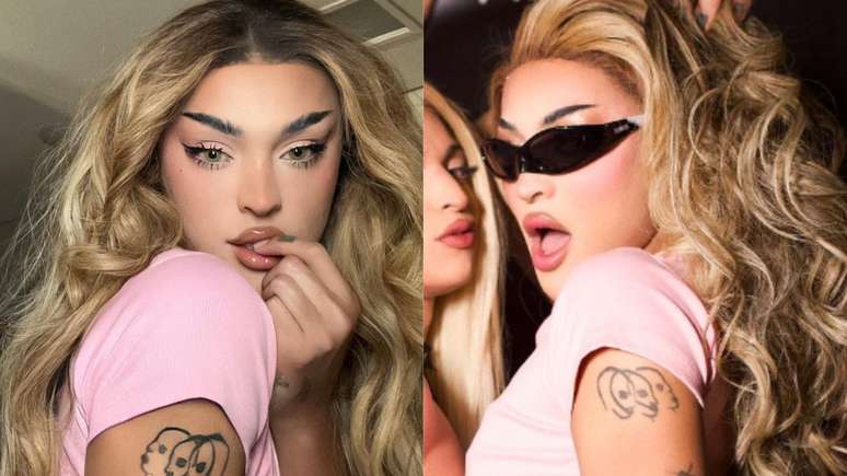 Pabllo Vittar e sósia. Reprodução/Instagram