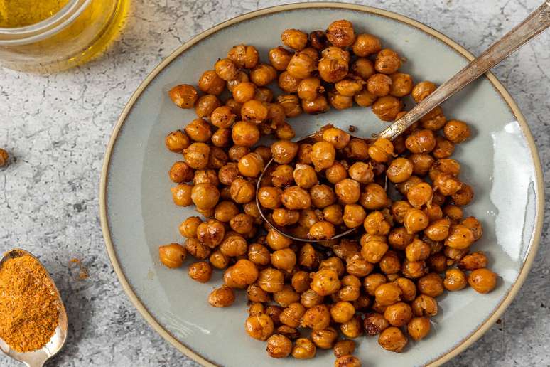 O grão-de-bico é rico em zinco e proteína 