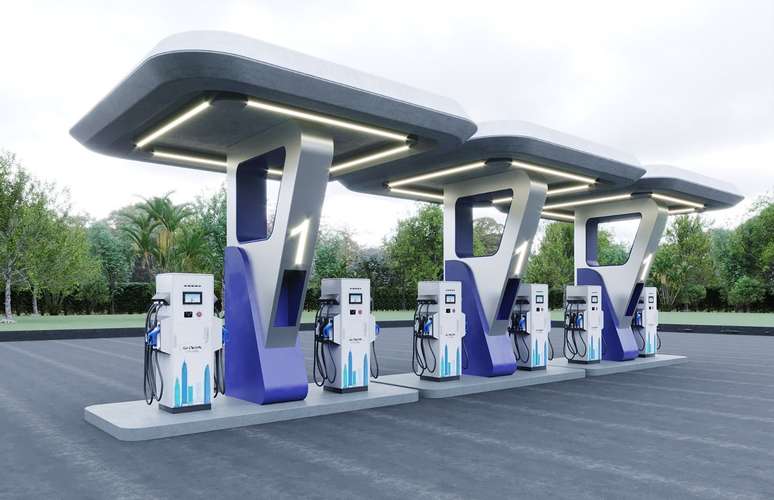 Carregadores da Go Electric na Rodovia Anhanguera: mais opção para carros elétricos