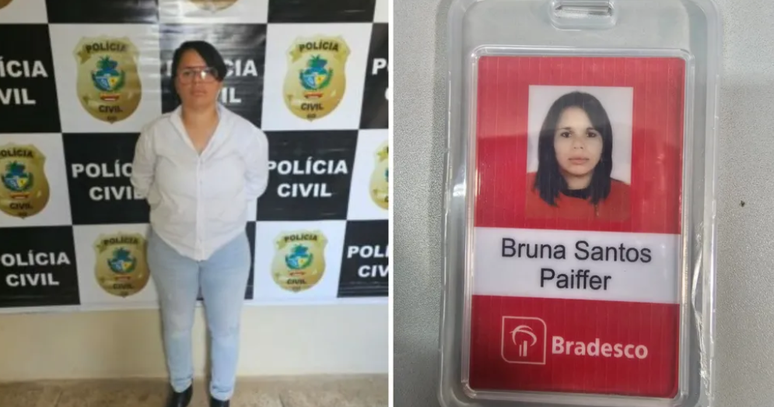 A mulher foi presa em flagrante