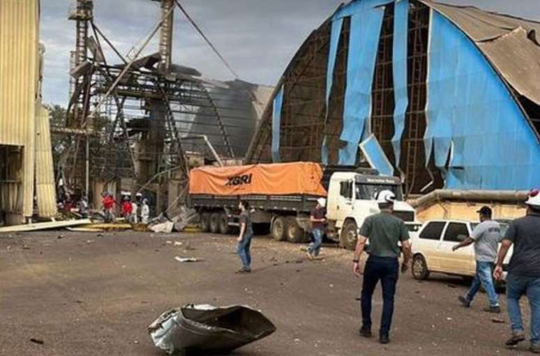 Explosão ocorreu em um silo da cooperativa da C.Vale